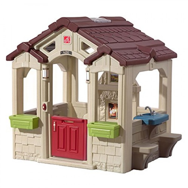 Step2 Charming Cottage Kids Playhouse, Multicolor