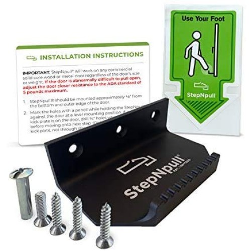 StepNpull Hands Free Door Opener – 4pk No Touch Door Foot Pull & C...