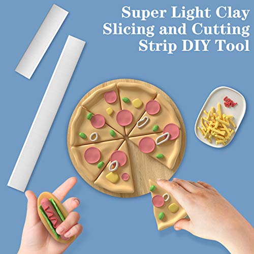 8 Pieces Acrylic Clay Roller Set, 4 Polymer Clay Cutters 2 Clay Ro...