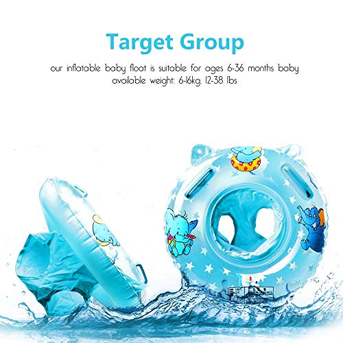 StillCool Baby Swimming Float, Inflatable Swimming Ring with Float...