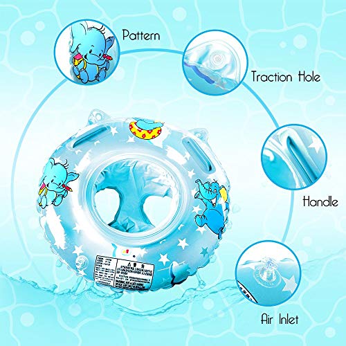 StillCool Baby Swimming Float, Inflatable Swimming Ring with Float...