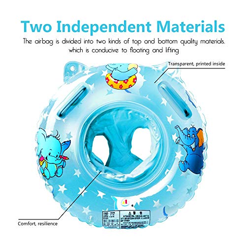StillCool Baby Swimming Float, Inflatable Swimming Ring with Float...