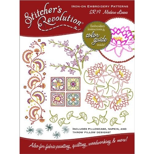 Stitchers Revolution Iron-On Transfer Pattern for Embroidery, Mod...