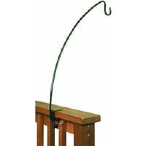 Stokes Select 24-Inch Metal Clamp-On Deck Hook for Bird Feeder