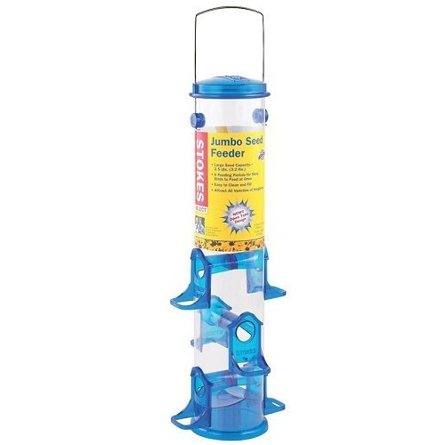 Stokes Select Jumbo Seed Tube Bird Feeder, Assorted
