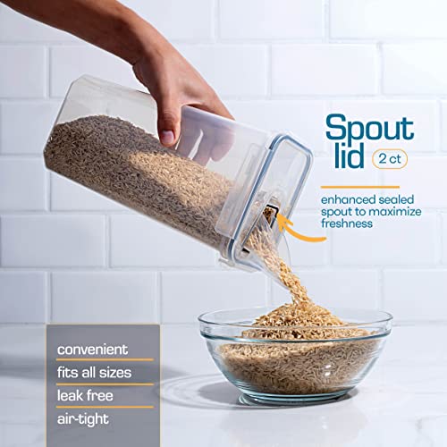 Storeganize 14pc Airtight Food Storage Containers With Lids, Great...