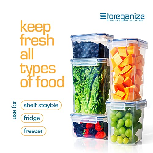 Storeganize 14pc Airtight Food Storage Containers With Lids, Great...