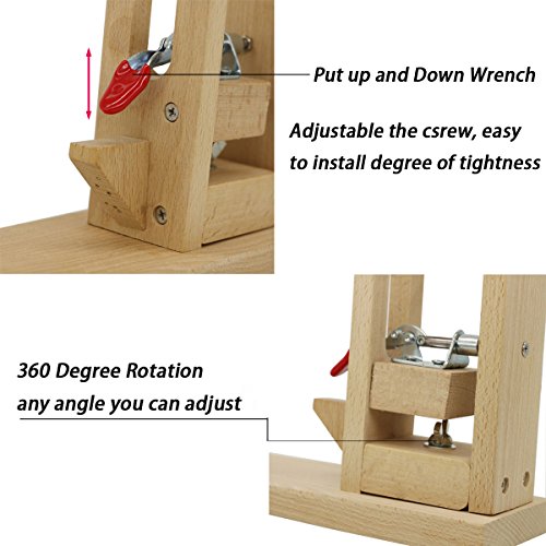 Stormshopping DIY Wood Leathercraft Leather Table Desktop Lacing S...