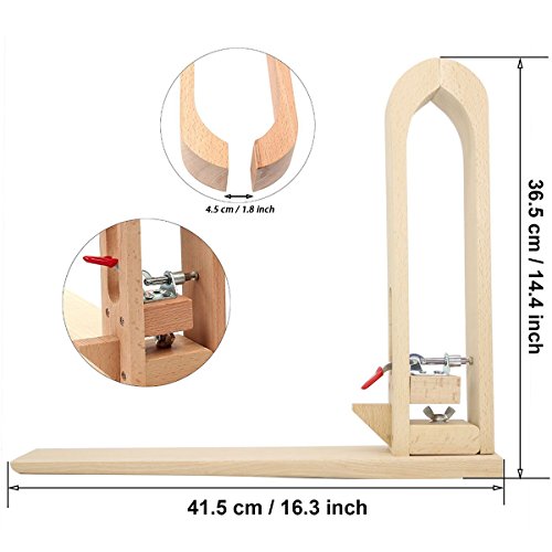 Stormshopping DIY Wood Leathercraft Leather Table Desktop Lacing S...