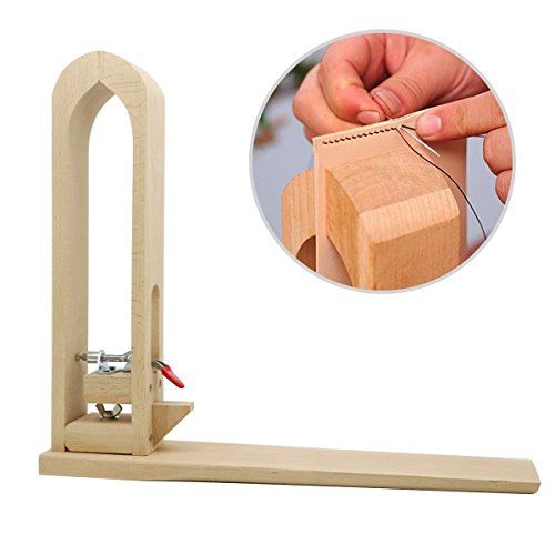 Stormshopping DIY Wood Leathercraft Leather Table Desktop Lacing S...