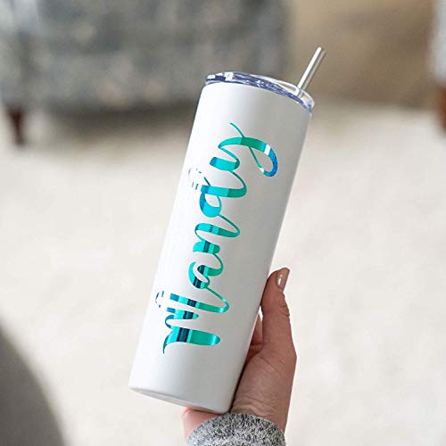 SKINNY TUMBLERS 4 pack 20oz Stainless Steel Double Wall Insulate...