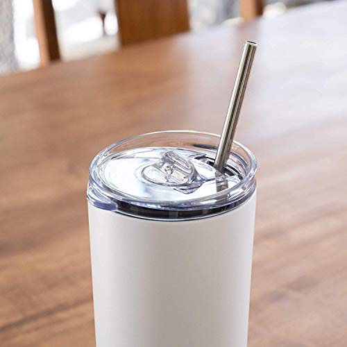 SKINNY TUMBLERS 4 pack 20oz Stainless Steel Double Wall Insulate...