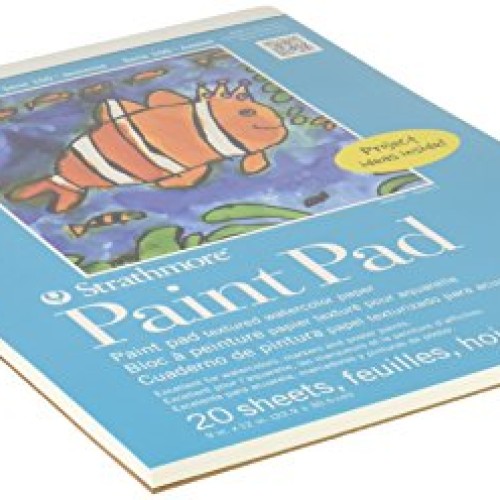 Strathmore 27-209 100 Series Youth Paint Pad, 9x12 Tape Bound, 2...
