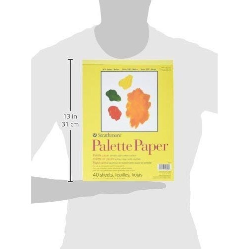 Strathmore 365-9 300 Series Palette Pad, 9x12 Tape Bound, 40 Sheets