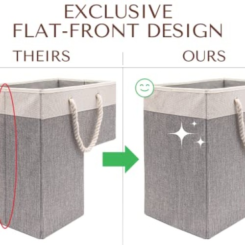 Stair Basket 16 x 16 x 10 Basket for Stairs with 3 Foldable Sec...