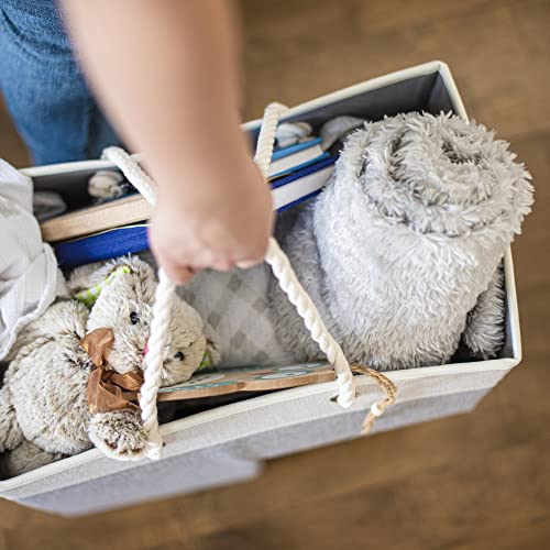 Stair Basket 16 x 16 x 10 Basket for Stairs with 3 Foldable Sec...