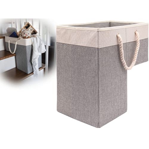 Stair Basket 16 x 16 x 10 Basket for Stairs with 3 Foldable Sec...