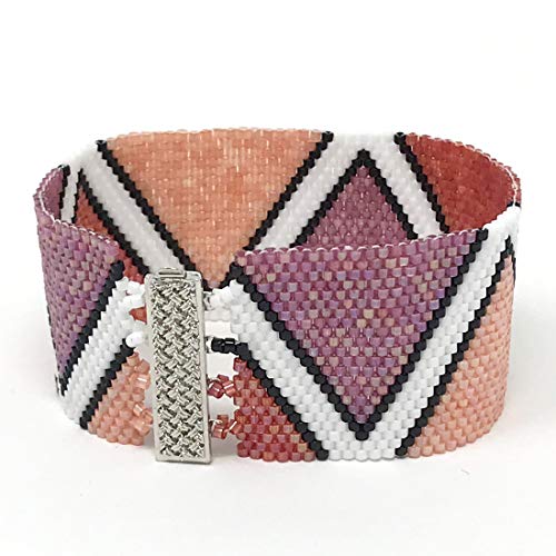 DIY Beading Kit | Colorful Triangles Beading Kit | Beaded Bracelet...