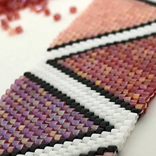 DIY Beading Kit | Colorful Triangles Beading Kit | Beaded Bracelet...