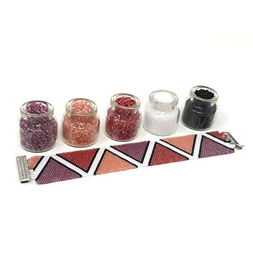 DIY Beading Kit | Colorful Triangles Beading Kit | Beaded Bracelet...