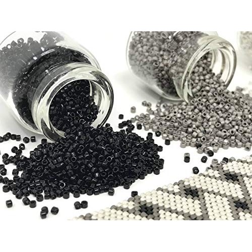 DIY Beading Kit | Gray Weave Beading Kit | Beaded Bracelet Include...