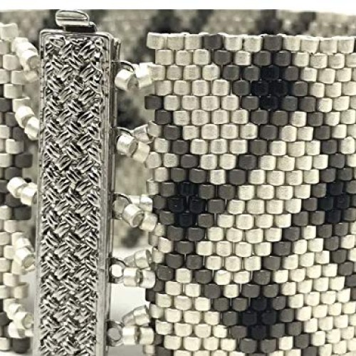 DIY Beading Kit | Gray Weave Beading Kit | Beaded Bracelet Include...