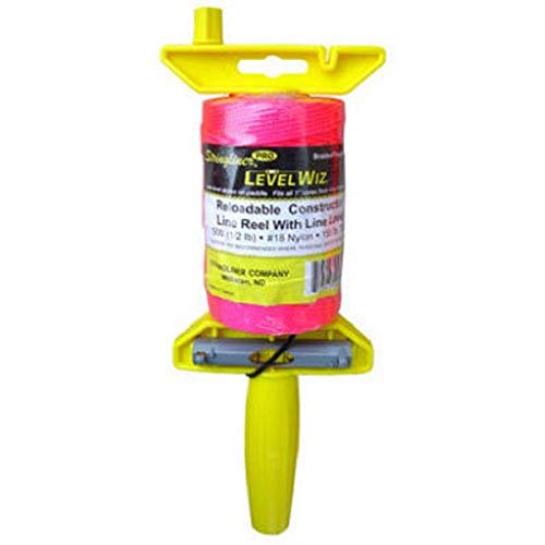 STRINGLINER Company 24462 Braided 500-Feet Reloadable Level Line R...
