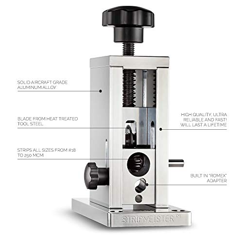 StripMeister Automatic Wire Stripper Machine for Stripping Scrap C...