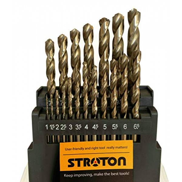 Metric M42 8% Cobalt Twist Drill Bits Set for Stainless Steel and ...