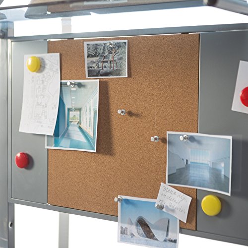 Studio Designs Futura Tower Silver/Blue Tint