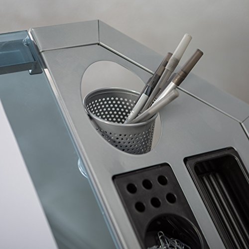 Studio Designs Futura Tower Silver/Blue Tint