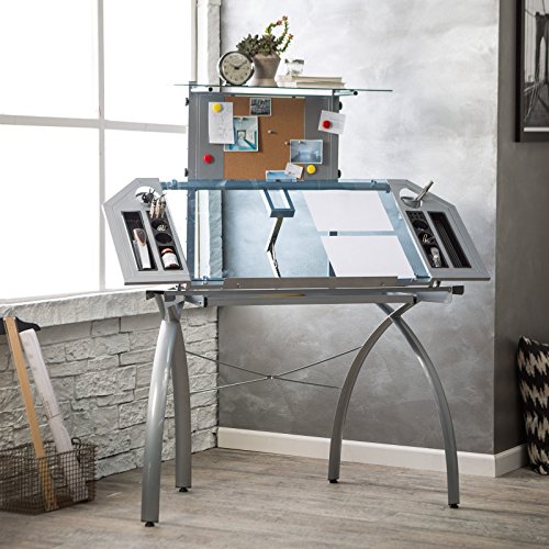 Studio Designs Futura Tower Silver/Blue Tint