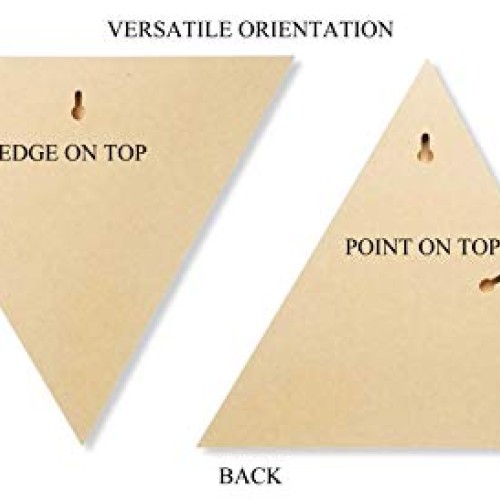 Studio Papilia MDF Triangle, 12 inches 2-Pack | Unfinished Wooden ...