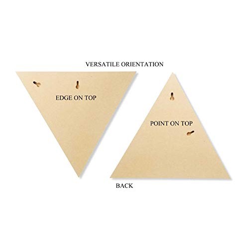 Studio Papilia MDF Triangle, 12 inches 2-Pack | Unfinished Wooden ...