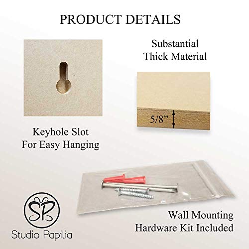 Studio Papilia MDF Triangle, 12 inches 2-Pack | Unfinished Wooden ...