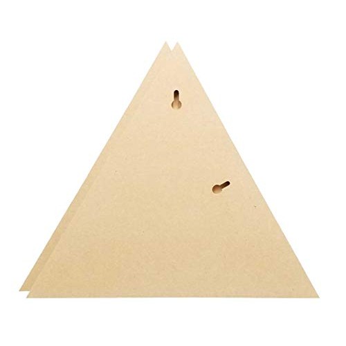 Studio Papilia MDF Triangle, 12 inches 2-Pack | Unfinished Wooden ...