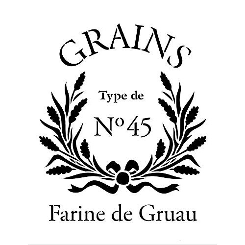 French Grain Sack Stencil by StudioR12 | Reproduction Farine De Gr...