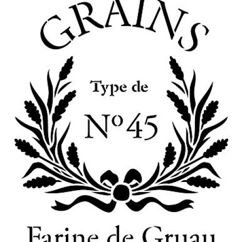 French Grain Sack Stencil by StudioR12 | Reproduction Farine De Gr...