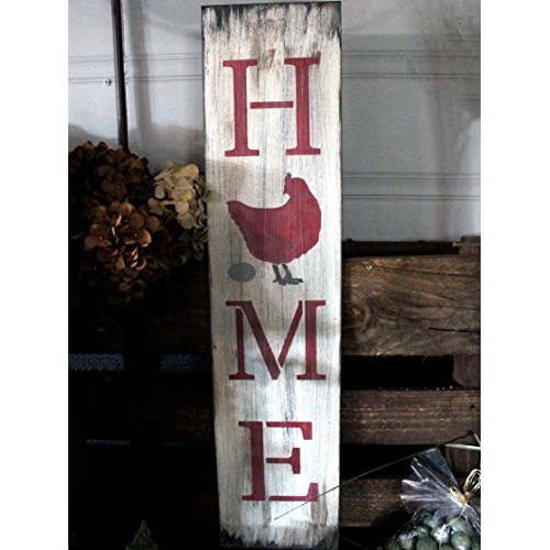 Home with Chicken - Hen & Egg - Vertical Stencil by StudioR12 | Re...