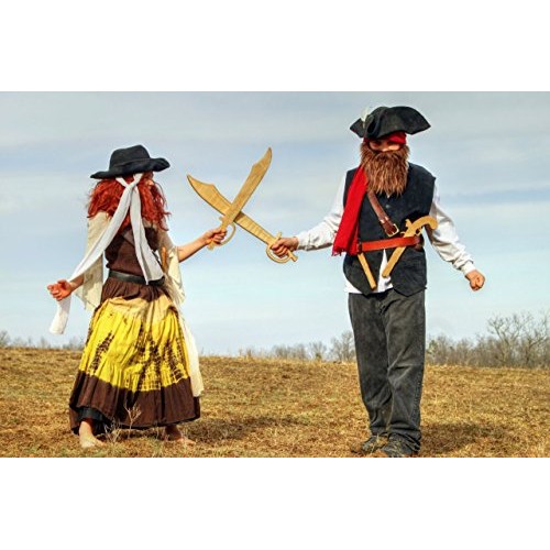 Sturdi Kids Pirate Sword Junior Wooden Toy with, made in Ameri...