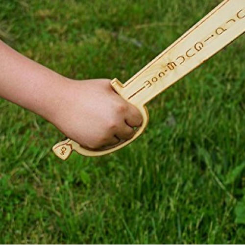 Sturdi Kids Pirate Sword Junior Wooden Toy with, made in Ameri...