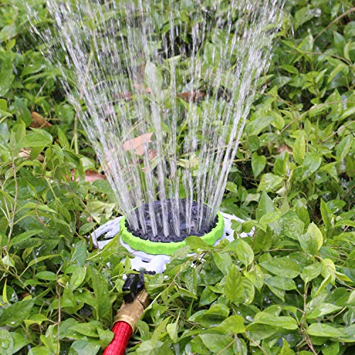 STYDDI Lawn Sprinkler, 8-Pattern Stationary Metal Garden Sprinkler...
