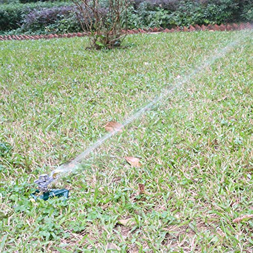 STYDDI Pulsating Impact Sprinkler with Metal Base, Heavy Duty Adju...