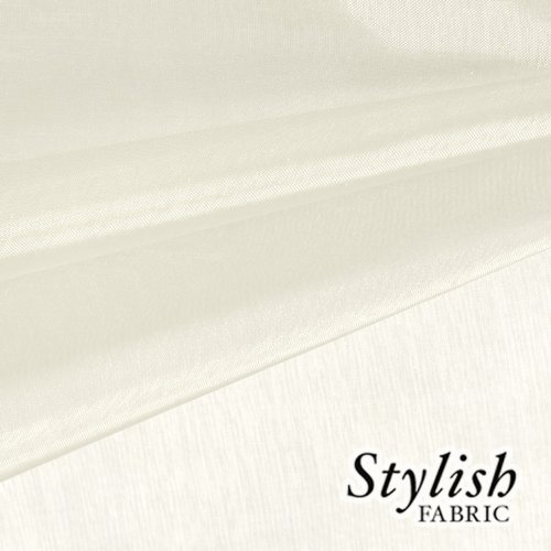 59 Ivory Organza Fabric by The Bolt - 100 Yards