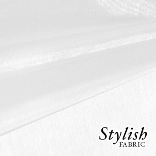 59 White Organza Fabric by The Bolt - 100 Yards