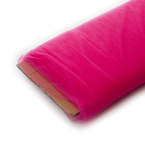 Tulle Fabric - 40 Yards Per Bolt Hot Pink