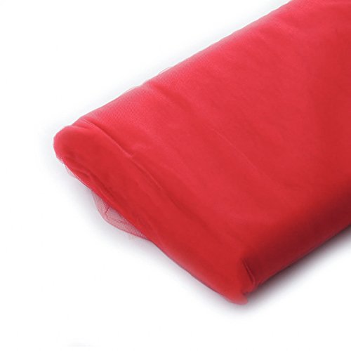 Tulle Fabric - 40 Yards Per Bolt Red