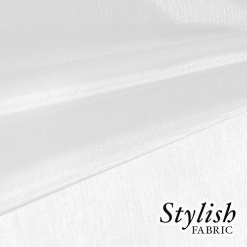 59 Diamond White Organza Fabric by The Bolt - 50 Yards