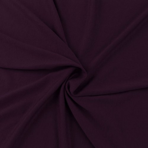 Eggplant Knit Fabric, Rayon Jersey Knit Fabric, Causal Jersey Knit...