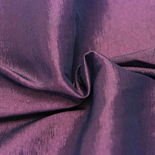 Light Eggplant Iridescent Stretch Taffeta Fabric